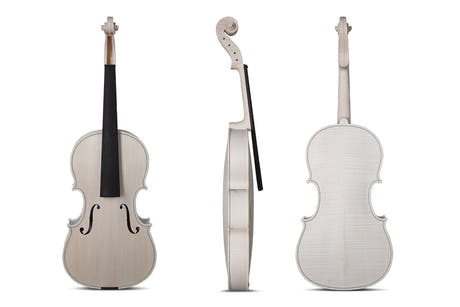 GEWA ohlackerad viola 39,5 cm, Stradivari, vackert flammad