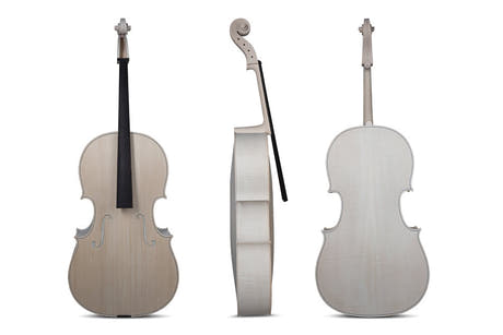 GEWA olackerad cello 4/4, Paolo Antonio Testore, bättre flamning