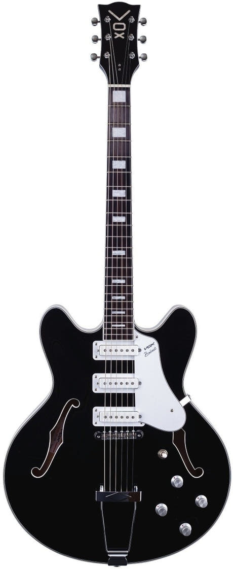 VOX BC-S66-BK Bobcat Gitarrer, svart.