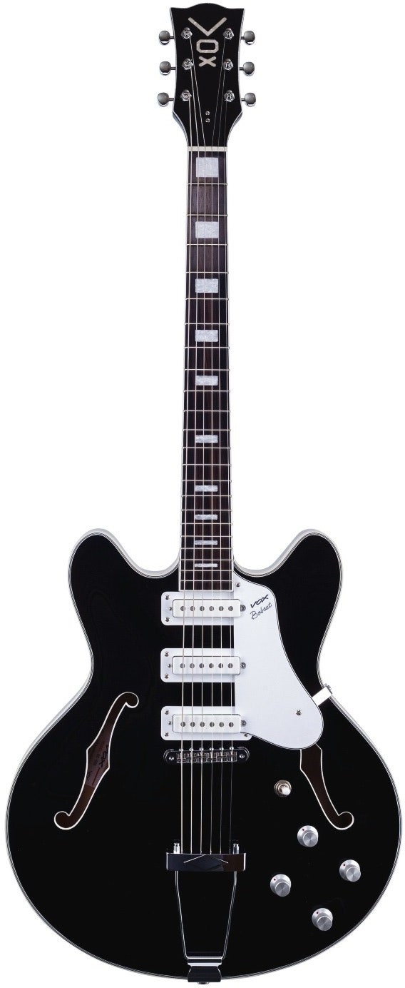 VOX BC-S66-BK Bobcat Gitarrer, svart.