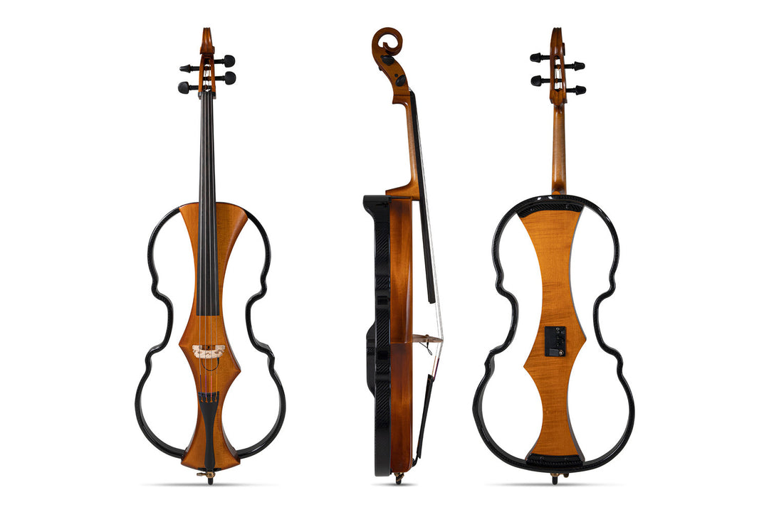 GEWA E-Cellos Novita 3.0 - Guldbrun (4/4)