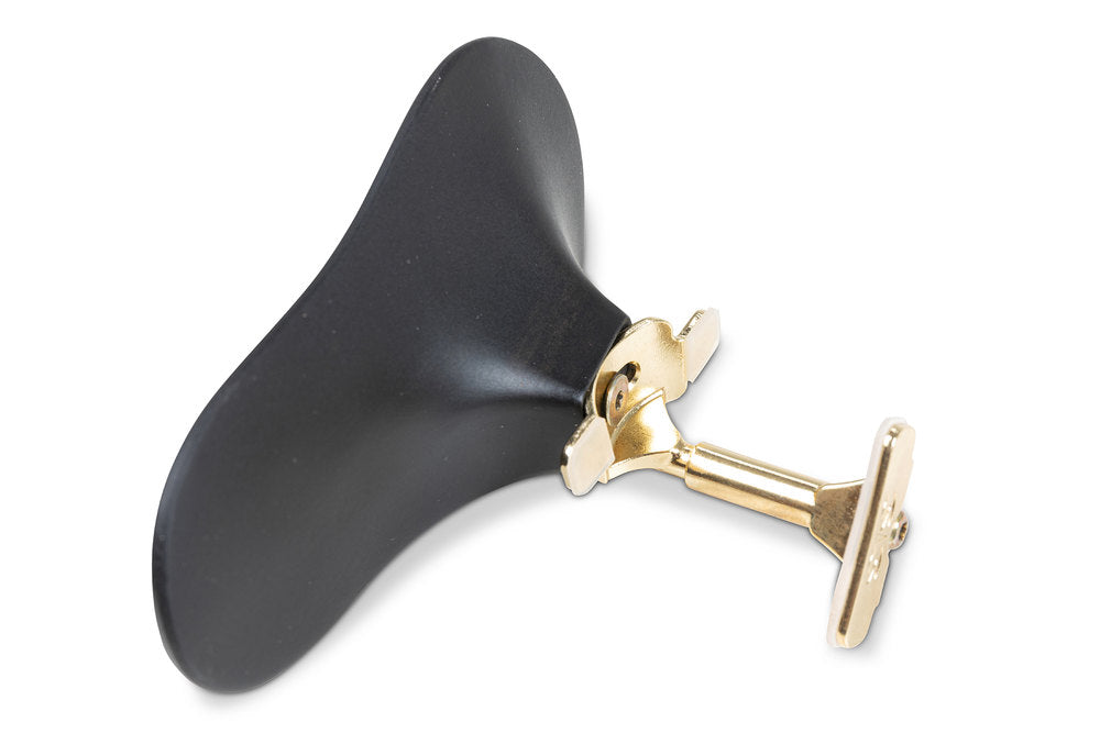 SAS hakstöd med kolfiberbas, ebenholts, 32 mm hög