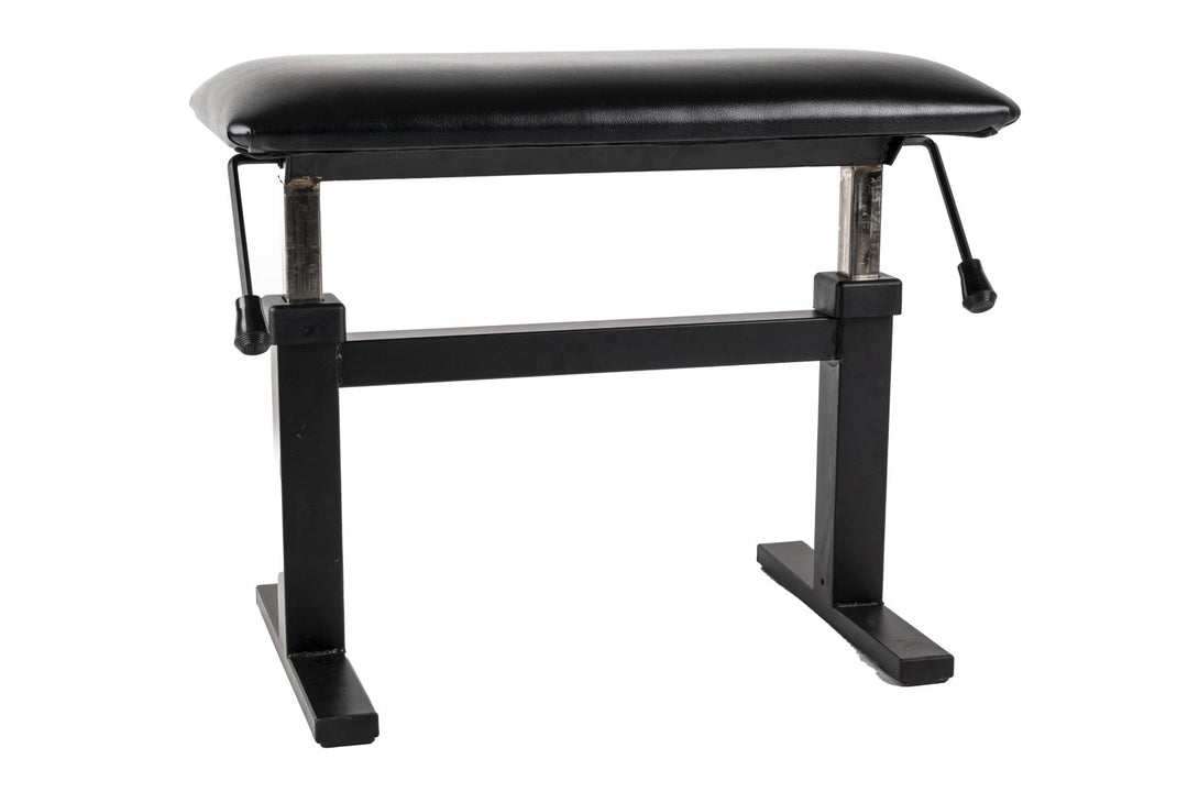 GEWA pianobänk Autolift XL - överdrag svart syntetläder