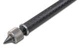 Stahlhammer piggstav i kolfiber till cello, medium 27 till 47 cm, svart