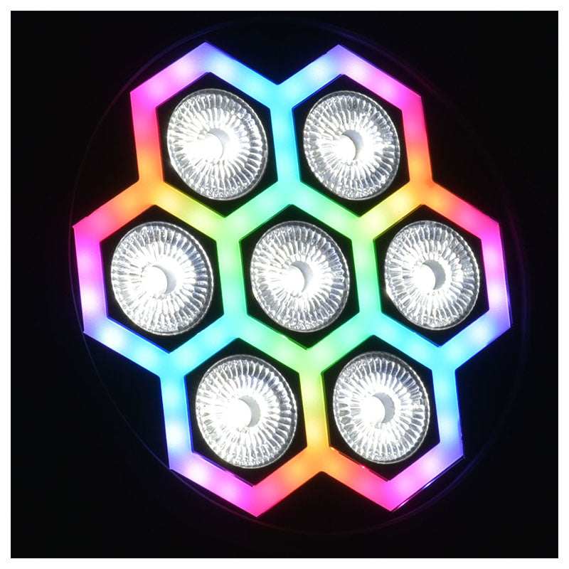 LIGHT4ME FRAME PAR 7x12 LED RGBW spotlight ljuseffekt