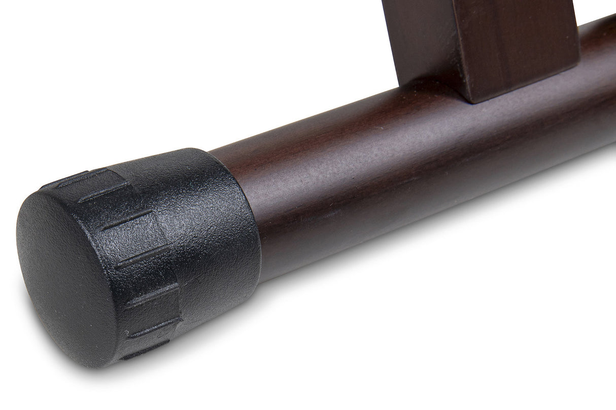 GEWA Gitarrer-stativ i trä - valnöt, mörk (GS-60DW)