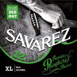 Savarez strängar för akustiska Gitarrer Acoustic - 12.str. Ex-Light .010 (A240XL)