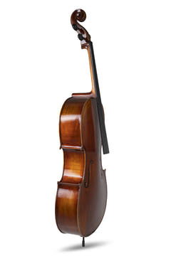 GEWA Cellos Allegro Antique - 7/8 (Spelklar inkl. väska, Massaranduba-stråke, Larsen Aurora-strängar, transportsäkrad)