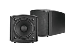 OMNITRONIC OD-2T vägghögtalare 100V svart 2x