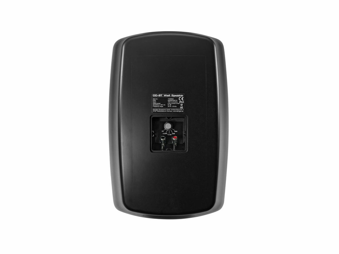 OMNITRONIC OD-8T Vägg högtalare 100V svart 2x