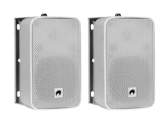 OMNITRONIC ODP-204 installationshögtalare 16 ohm vit 2x