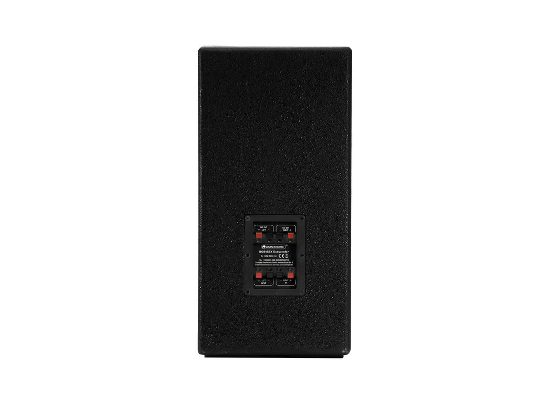 OMNITRONIC BOB-82X Subwoofer svart