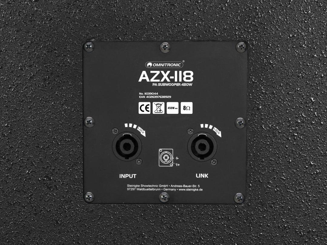 OMNITRONIC AZX-118 PA-subwoofer 450W