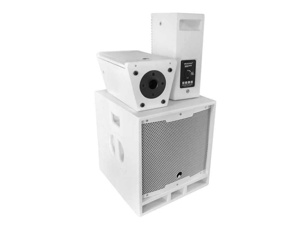 OMNITRONIC MAXX-1206DSP 2.1 Aktivt system vitt