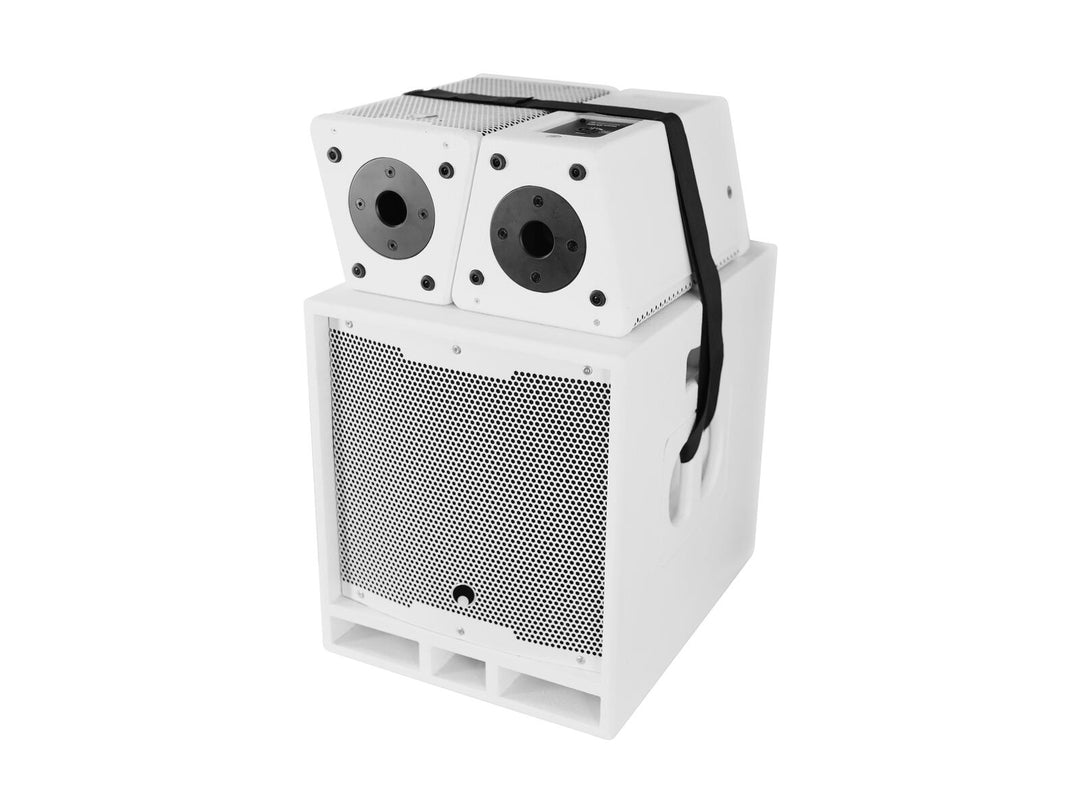 OMNITRONIC MAXX-1206DSP 2.1 Aktivt system vitt