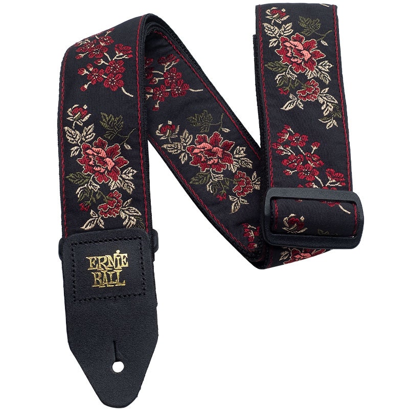 Ernie Ball EB-4142 Red Rose Jaquard rem