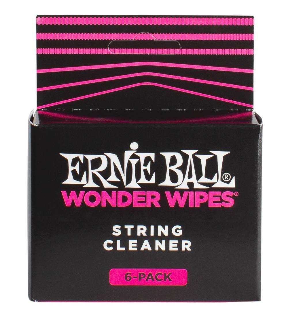 Ernie Ball EB-4277 Wonder Wipes, strängrengöring, 6 st