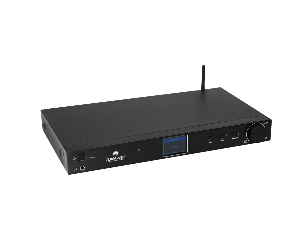 Omnitronic TUNA-NET Internetradio Mediaspelare med DAB+ och Bluetooth