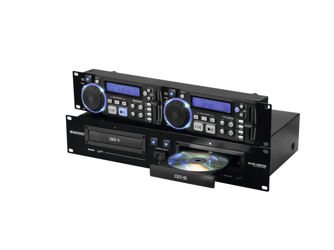 OMNITRONIC XCP-2800 Dubbel CD-spelare