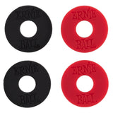 Ernie Ball 4603 Strap Blocks, svart & röd, 4 st