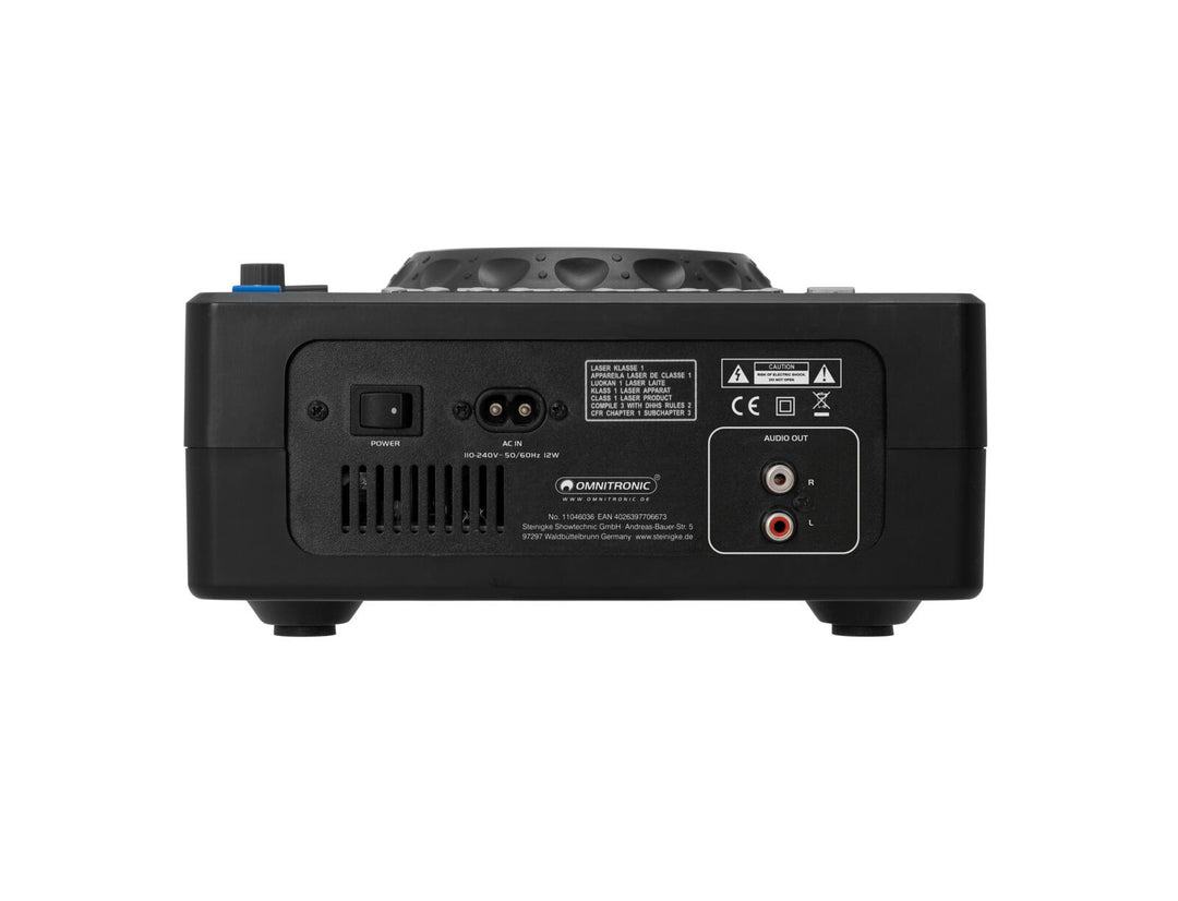 OMNITRONIC XMT-1400 MK2 Bords-CD-spelare