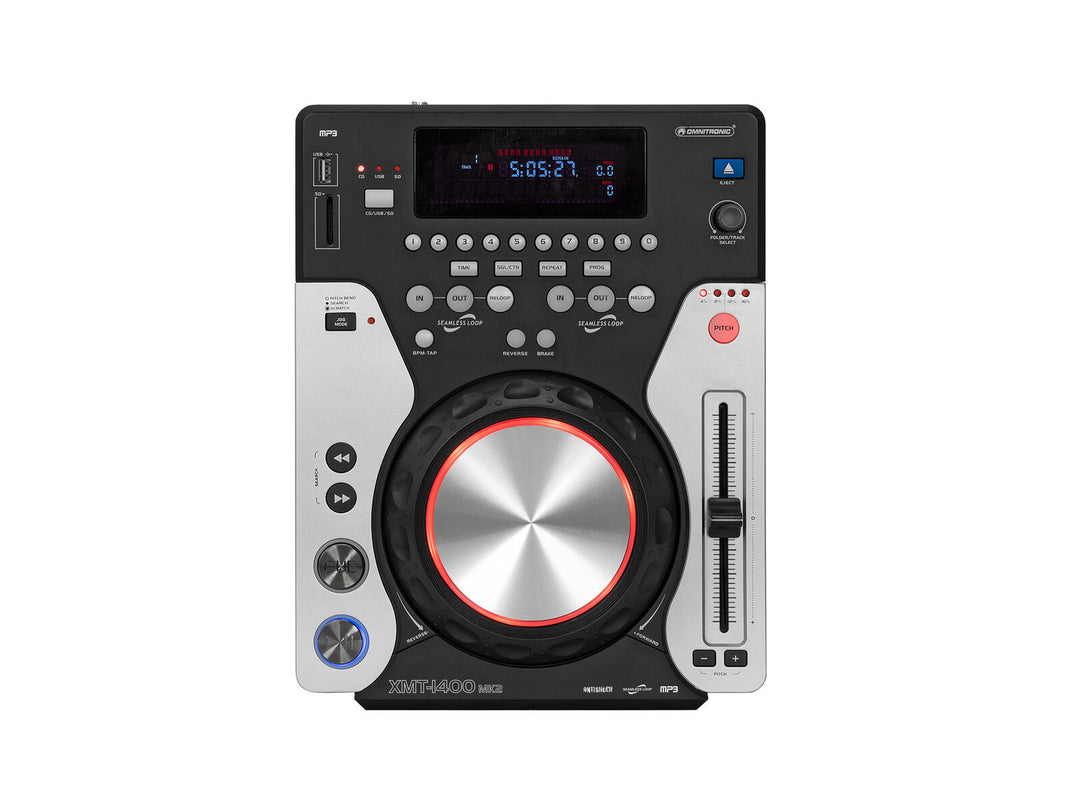 OMNITRONIC XMT-1400 MK2 Bords-CD-spelare