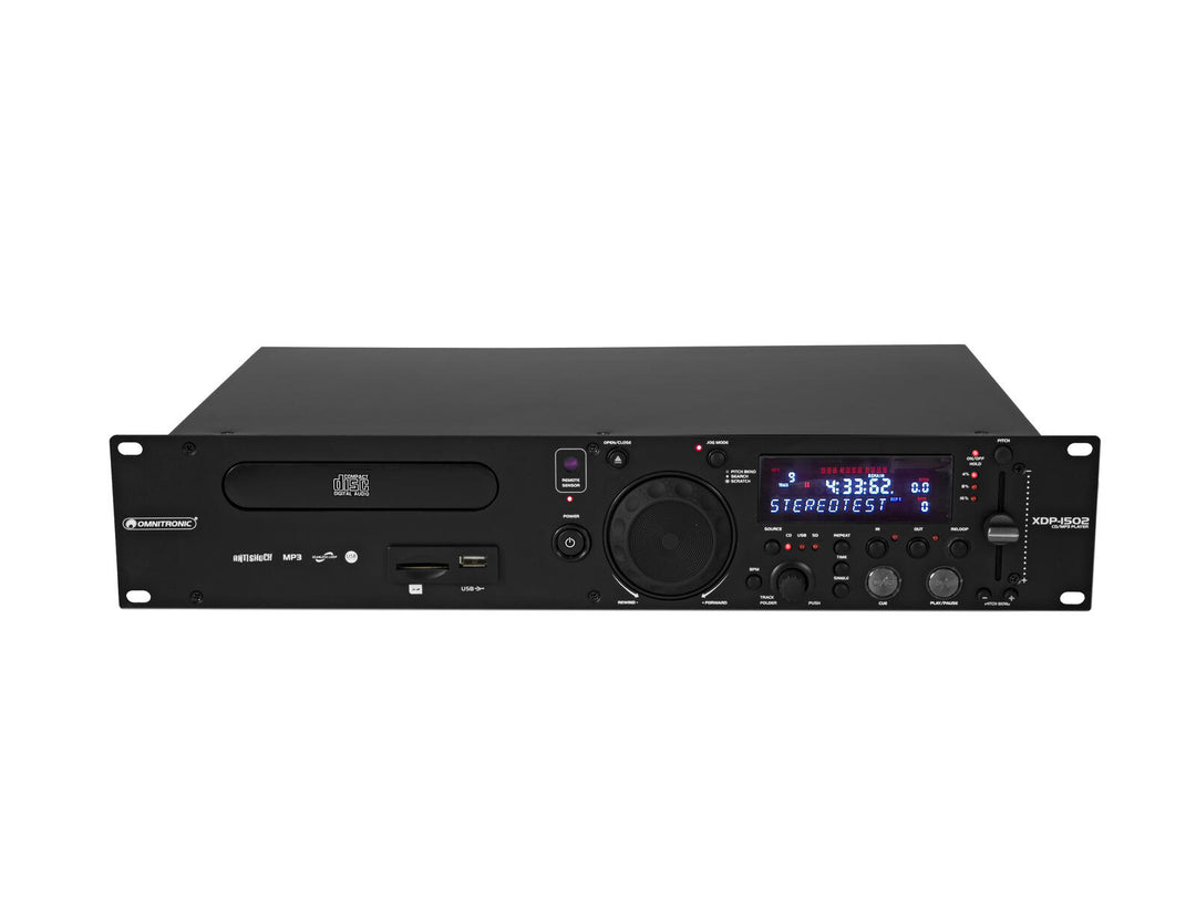 OMNITRONIC XDP-1502 CD/MP3-spelare