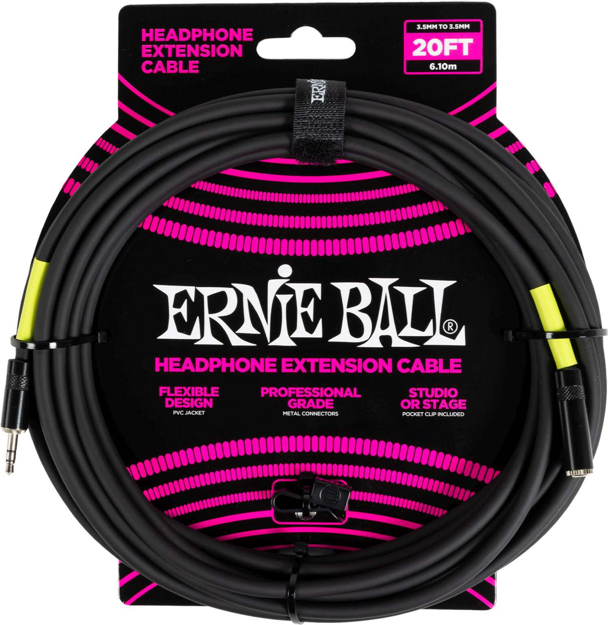 Ernie Ball 6425 Hörlursförlängningskabel