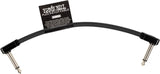 Ernie Ball 6439 Flex patchkabel Svart 15cm