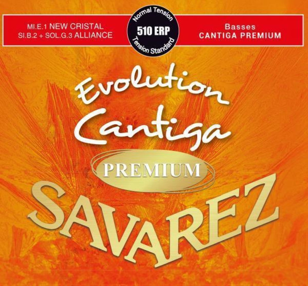Savarez strängar för klassiska Gitarrer Evolution Cantiga Premium - Set 510ERP (normal/medium)