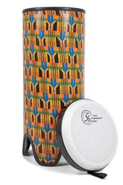 Toca Tubadora Freestyle II - 10" x 24" Kente Cloth (TSSTB-10K-FT)