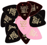 Ernie Ball EB-9180 Cellulose-plektrum Extra tjocka, mixade, 12 pk