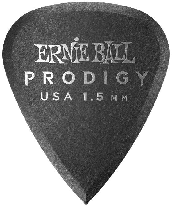 Ernie Ball EB-9199 1.5mm Svarta Standard Prodigy-plektrum 6-pack