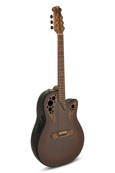 Adamas E-akustiska Gitarrer 2087GT Deep Contour Cutaway - omvänd brun burst (2087GT-9W-G)