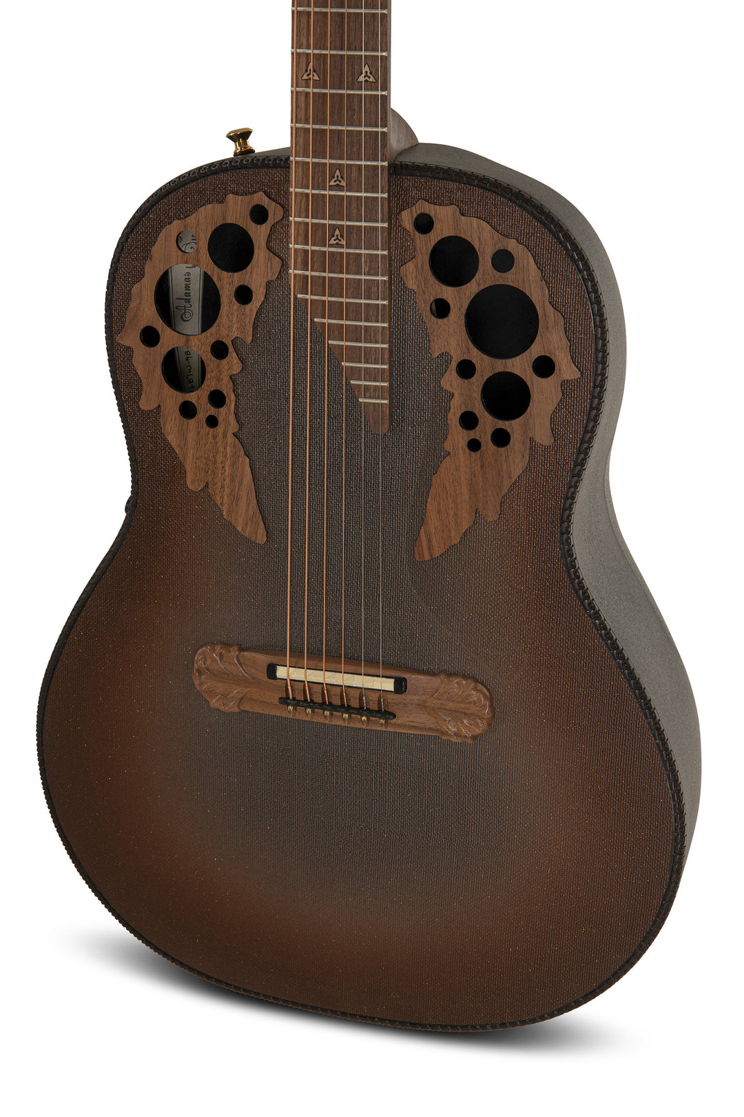 Adamas E-akustiska Gitarrer 1687GT Deep Non-Cutaway - omvänd brun burst (1687GT-9W-G)