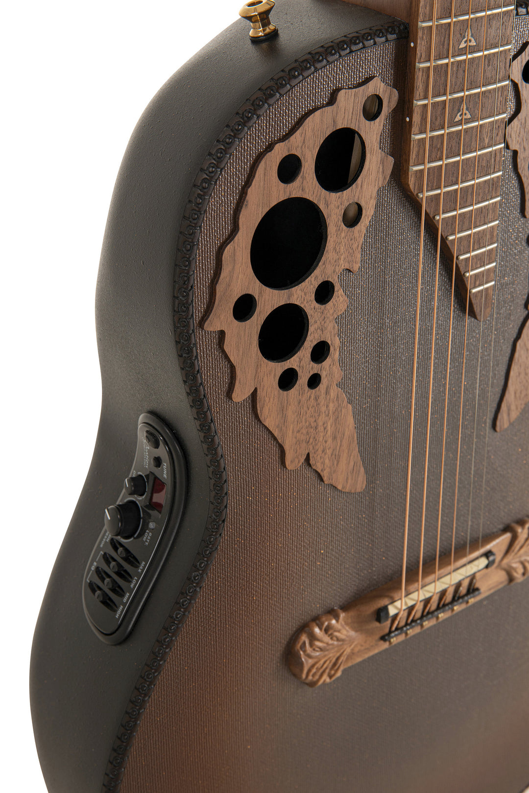 Adamas E-akustiska Gitarrer 1687GT Deep Non-Cutaway - omvänd brun burst (1687GT-9W-G)