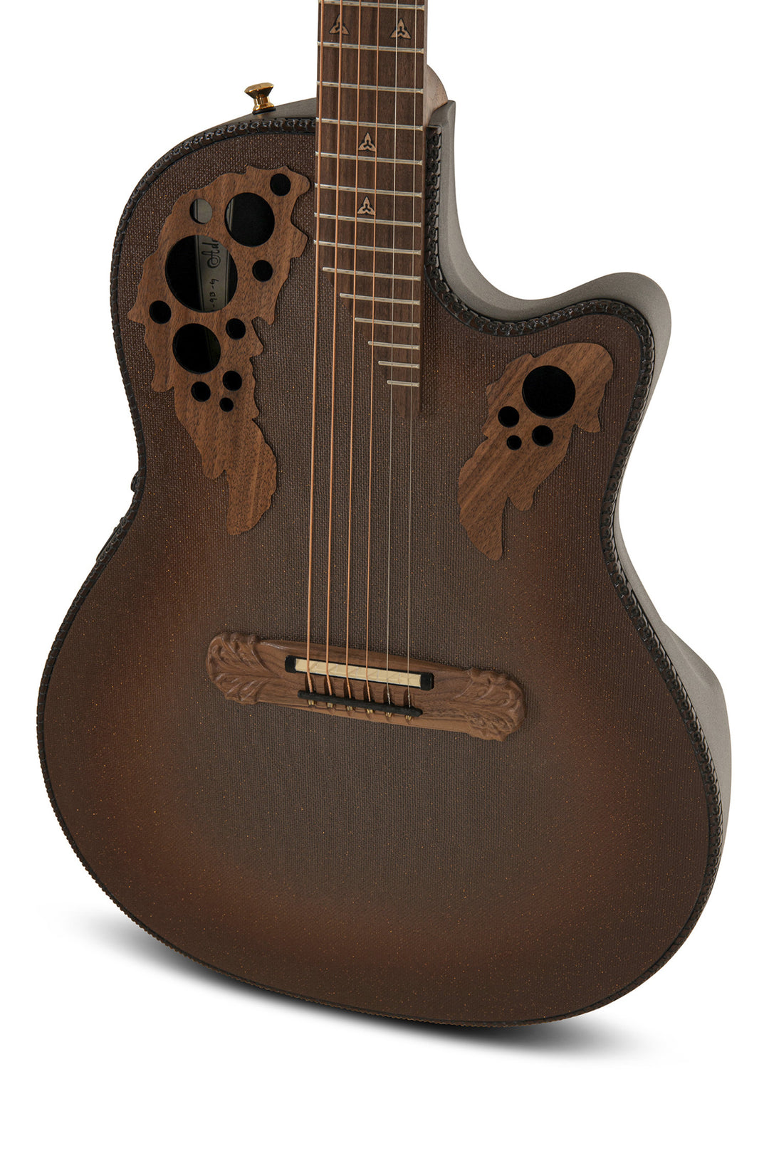 Adamas E-akustiska Gitarrer 2087GT Deep Contour Cutaway - omvänd brun burst (2087GT-9W-G)