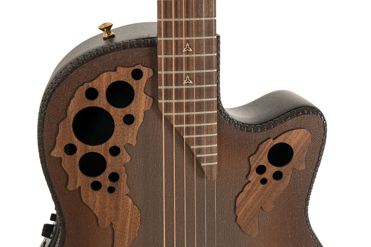 Adamas E-akustiska Gitarrer 2087GT Deep Contour Cutaway - omvänd brun burst (2087GT-9W-G)