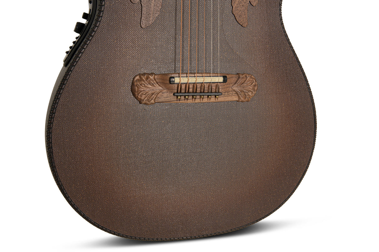Adamas E-akustiska Gitarrer 2087GT Deep Contour Cutaway - omvänd brun burst (2087GT-9W-G)