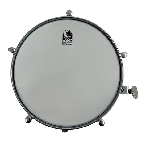 Toca Drumset Add-Ons Timbales - 12" x 4" Stainless Steel (T-412-SS)