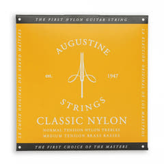 Augustine strängar för klassiska Gitarrer Classic Label - set Classic Gold (normal/medium)