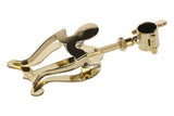 GEWA lyra för trumpet, liten, gul mässing, klämring Ø 14 mm