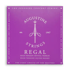 Augustine strängar för klassisk gitarr Regal Crystal Nylon high - Set Regal Blue (high/high)