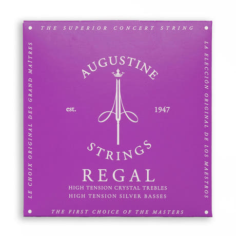 Augustine strängar för klassisk gitarr Regal Crystal Nylon high - Set Regal Blue (high/high)