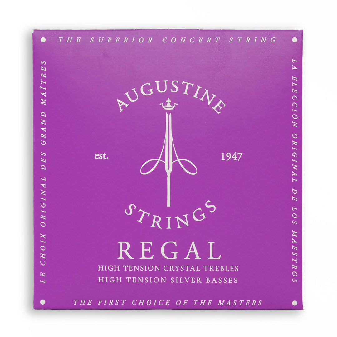 Augustine strängar för klassisk gitarr Regal Crystal Nylon high - Set Regal Blue (high/high)