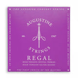Augustine strängar för klassisk gitarr Regal Crystal Nylon high - Set Regal Blue (high/high)