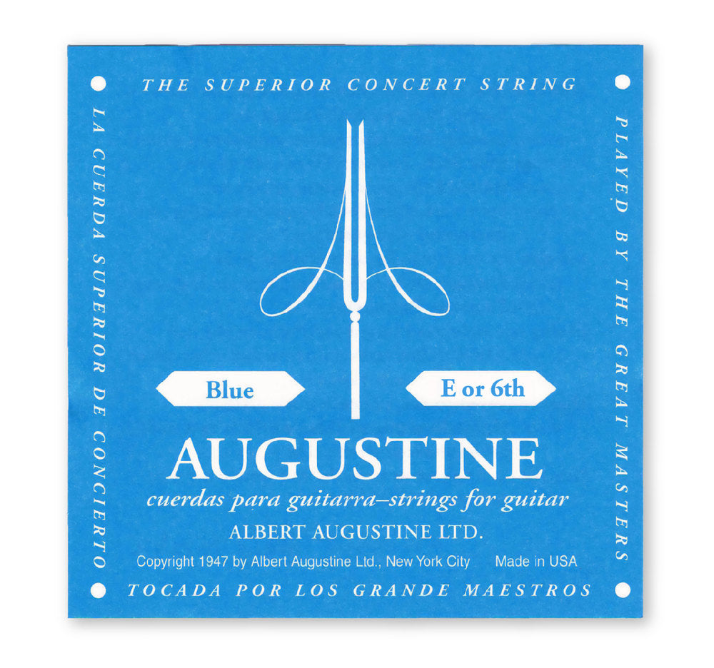 Augustine Classic Blue Label E6-sträng, high tension, .045"