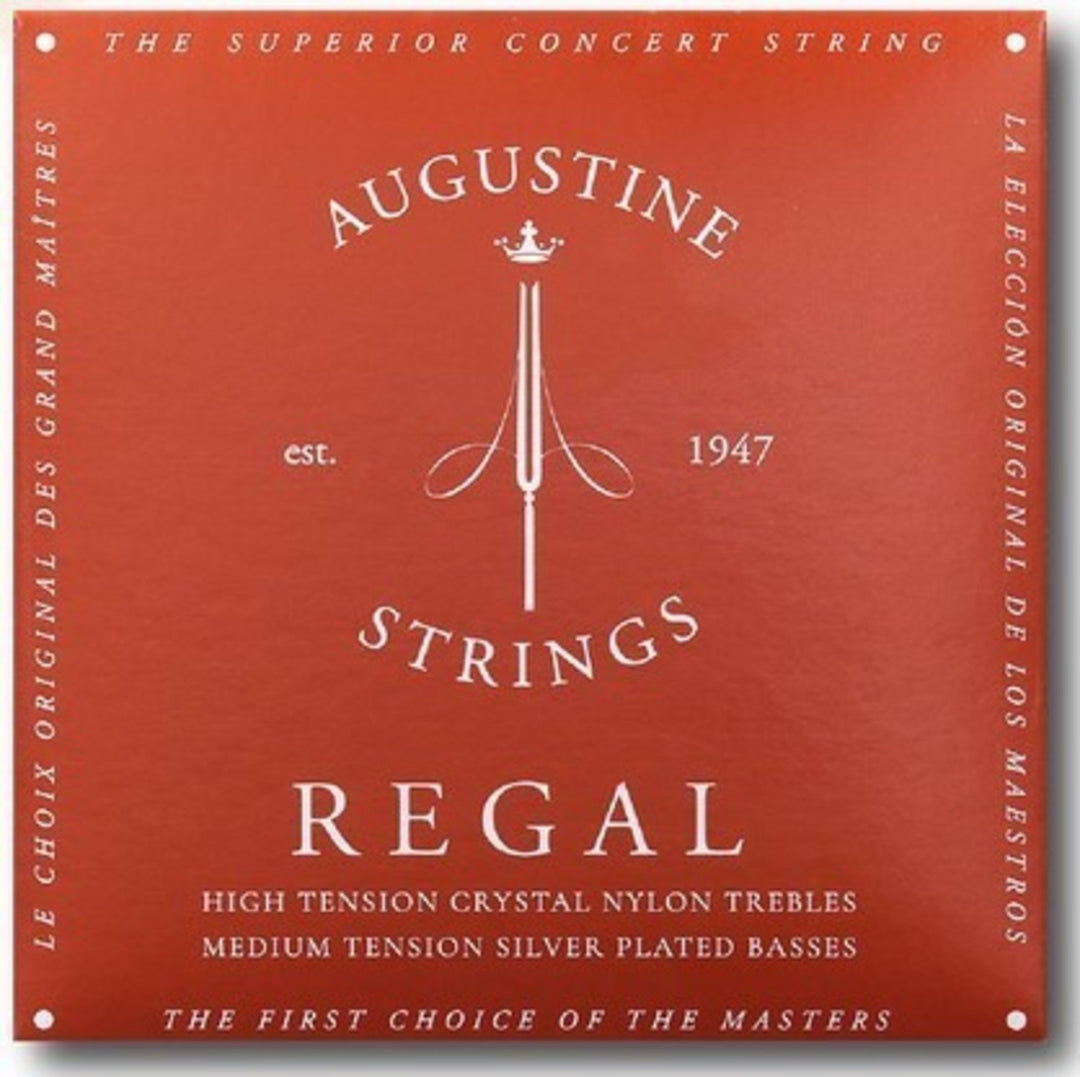 Augustine strängar för klassisk gitarr Regal Crystal Nylon high - Set Regal Red (high/medium)