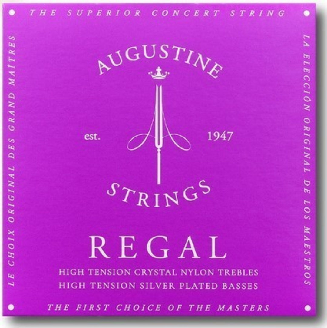 Augustine strängar för klassisk gitarr Regal Crystal Nylon high - Set Regal Blue (high/high)