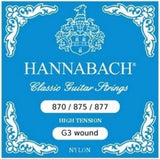 Hannabach 877HT G3 aluminiumomviklet til klassisk guitar, high tension
